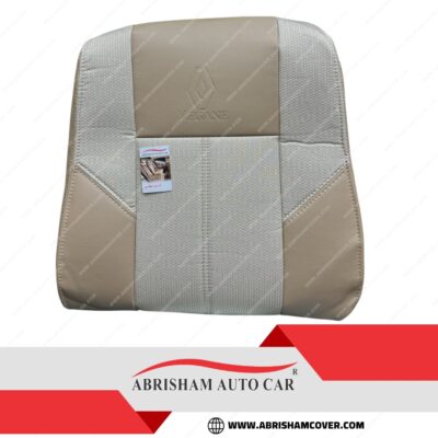 روکش صندلی مگان ۲۰۰۰ چرم وسط پارچه ژاپنی کرم