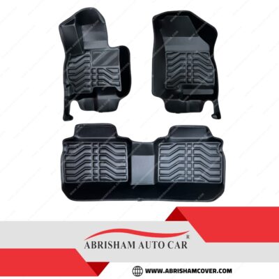 کفپوش پنج بعدی لوکانو L7 مشکی با دوخت طوسی